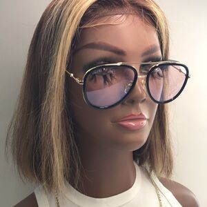 Gucci Women's Sunglasses - Gold and Purple